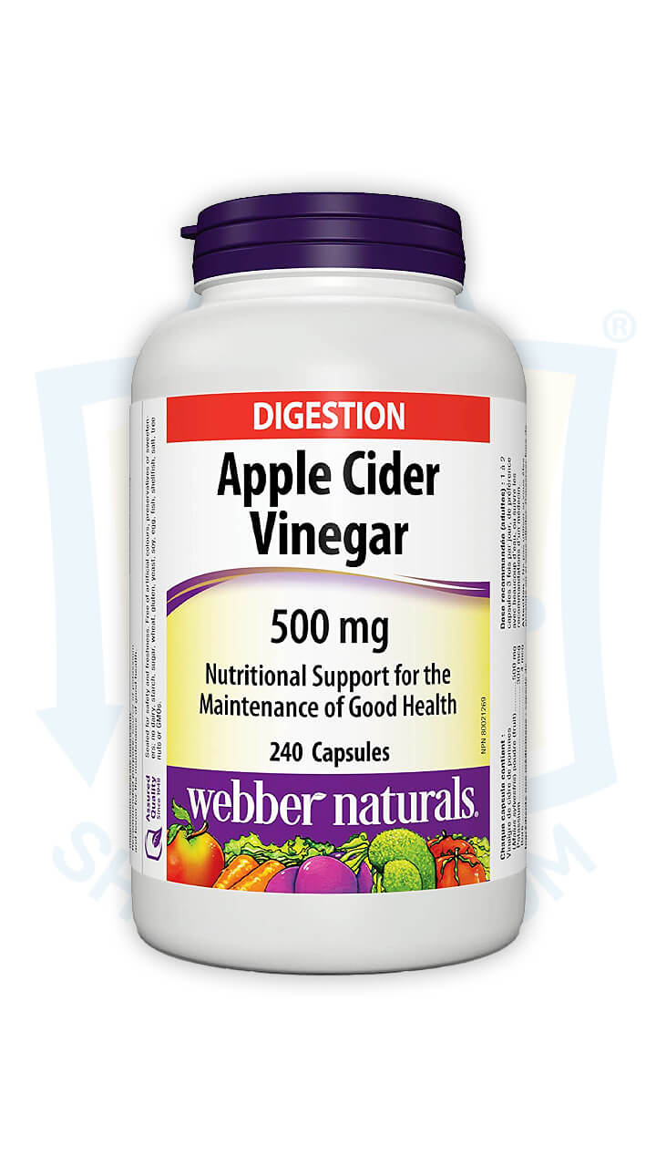 Naturals Apple Cider Vinegar 500 mg Capsules